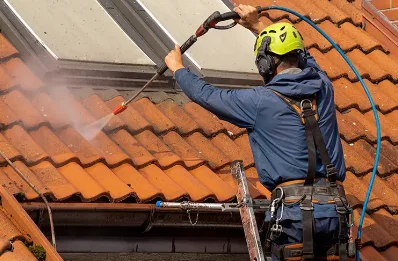 Démoussage et hydrofuge de toiture à Saurais